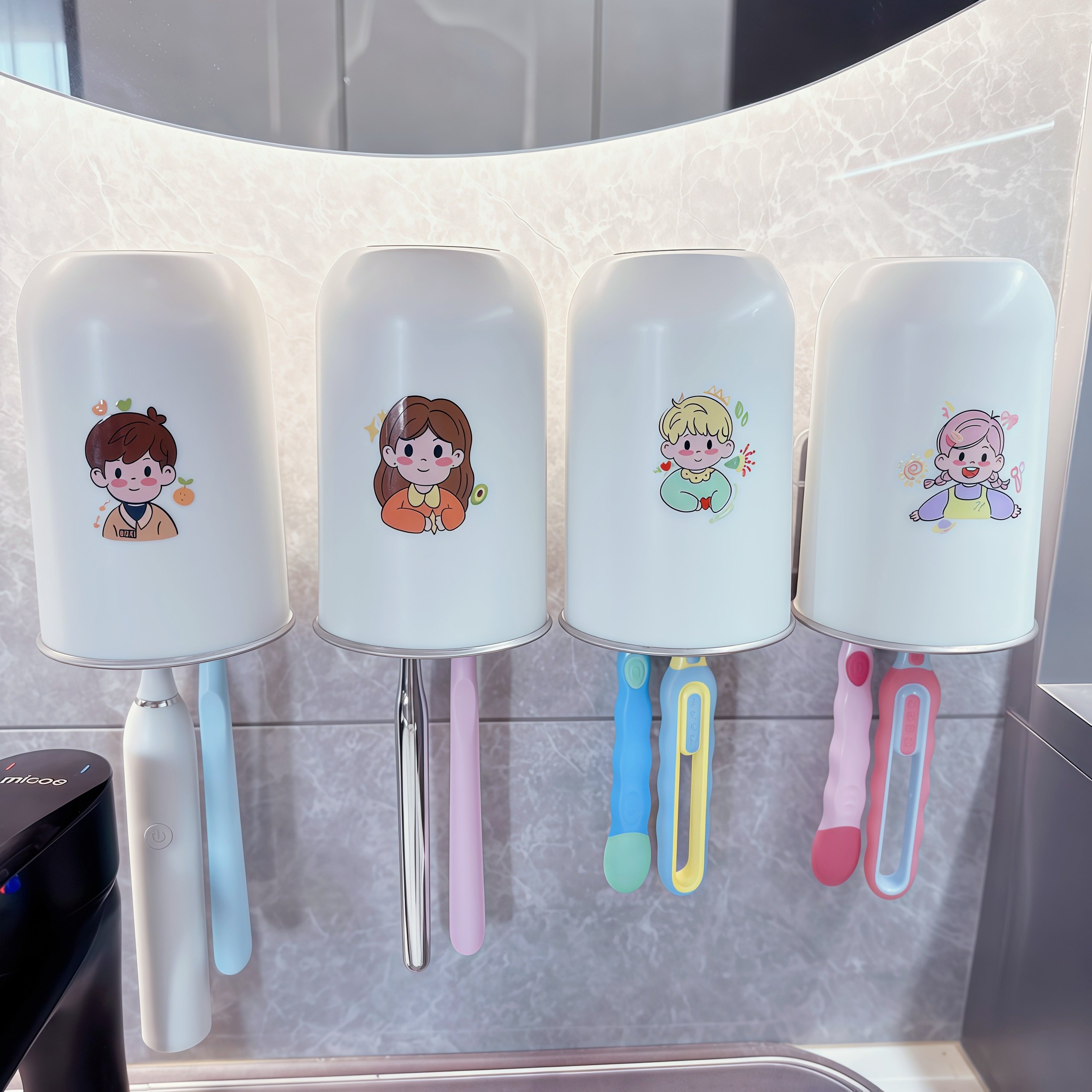 不锈钢漱口杯一家三口四口儿童男女孩牙刷杯子情侣刷牙杯一对牙缸,家庭/个人清洁工具,洗漱杯,淘宝优惠券,粉丝福利购,淘宝优惠卷