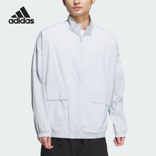 阿迪达斯正品 简约休闲夹克外套IT3956 JKT男士 Adidas