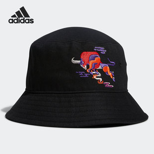 男女情侣时尚 Adidas 阿迪达斯正品 新款 休闲运动渔夫帽GP6386