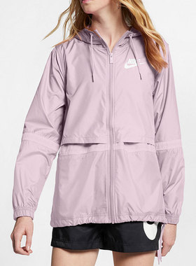 Nike/耐克正品女子跑步训练运动连帽防风夹克外套 AJ2983-695