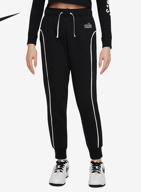 Nike/耐克正品跑步训练大童运动休闲舒适收口针织长裤 DQ8877-010