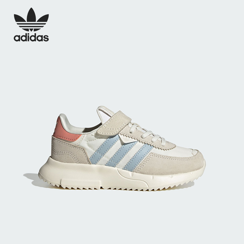 阿迪达斯三叶草大童运动跑步鞋