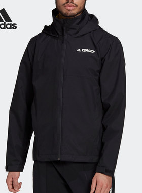 Adidas/阿迪达斯正品新款男子休闲连帽运动夹克外套GI7296