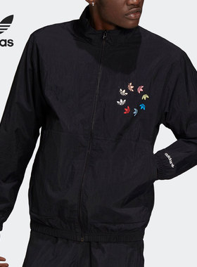 Adidas/阿迪达斯正品三叶草秋季新款时尚男子立领夹克 H37735