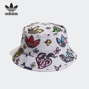 三叶草Jeremy Scott男女耐磨运动帽子 阿迪达斯正品 Adidas HN6596