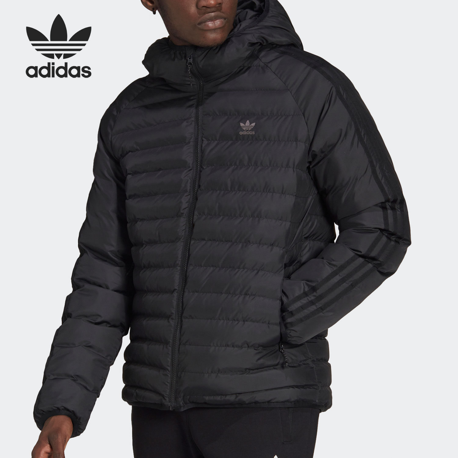 Adidas/阿迪达斯正品三叶草JACKET PADDED男子运动棉衣HD4757