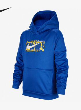 Nike/耐克正品春秋新款儿童时尚运动休闲连帽卫衣FD4021-480