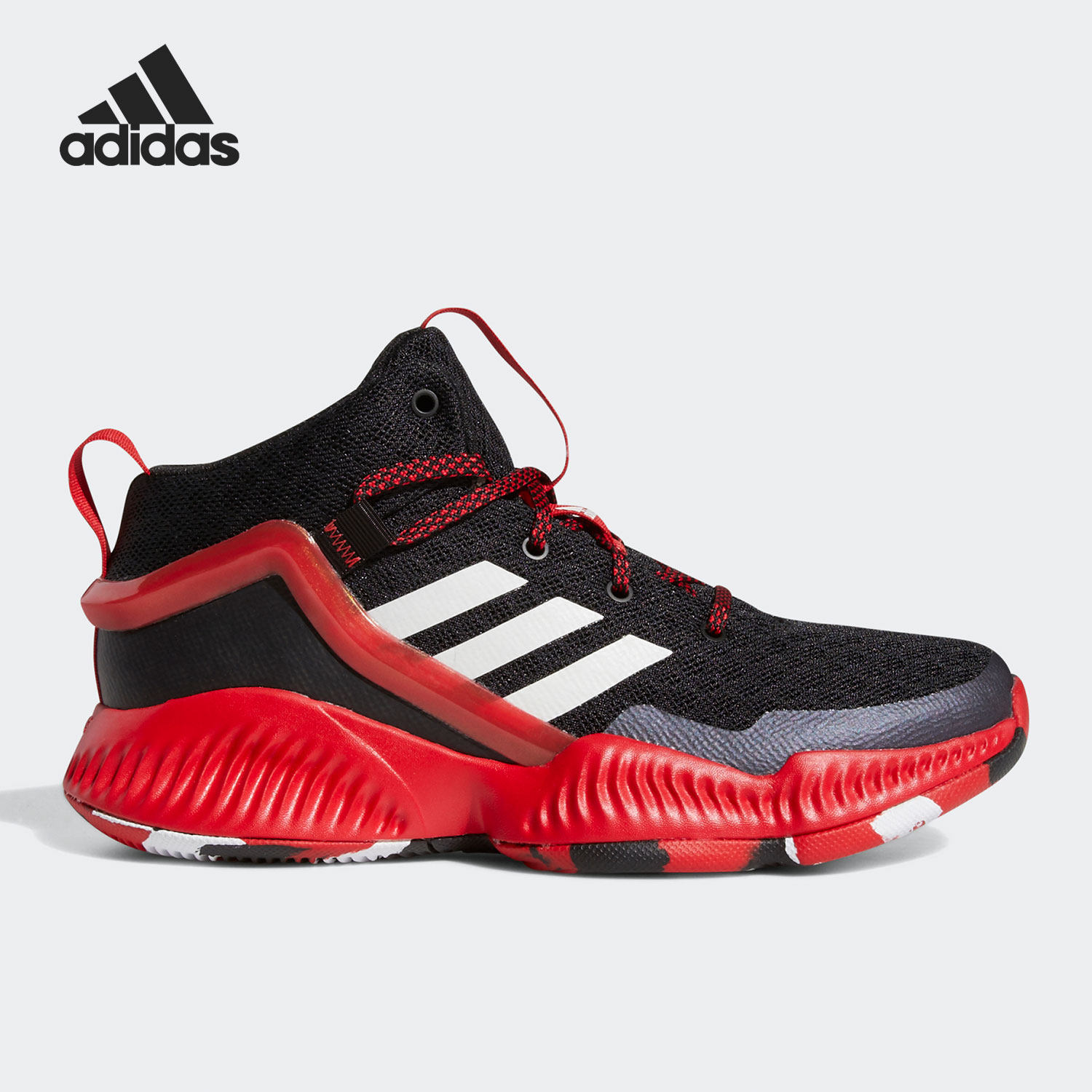 Adidas/阿迪达斯正品LOCKDOWN J 大童耐磨篮球休闲运动鞋 GZ3083