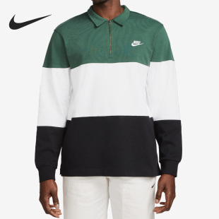 耐克正品 FB7798 26夏款 POLO衫 323 拼接男子运动休闲长袖 Nike