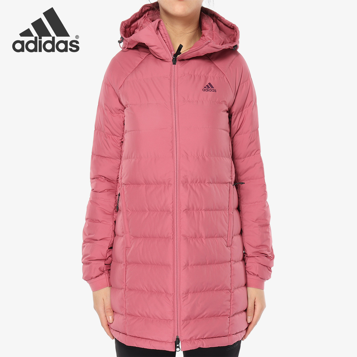 Adidas/阿迪达斯女子连帽羽绒服