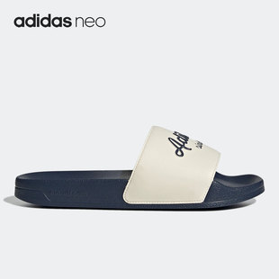 GW8748 NEO26夏男女沙滩透气一字凉拖运动拖鞋 Adidas 阿迪达斯正品