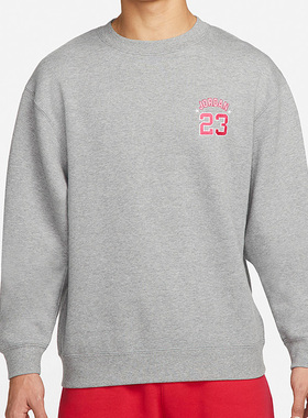 Nike/耐克26夏 JORDAN 男子圆领宽松运动休闲套头卫衣 DR6421-091