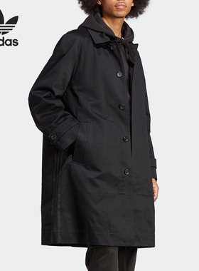 Adidas/阿迪达斯正品三叶草春季男子运动中长款外套IA2457