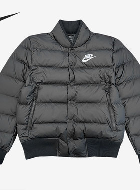 Nike/耐克正品男子立领排扣运动休闲保暖防风外套羽绒服 DC1292