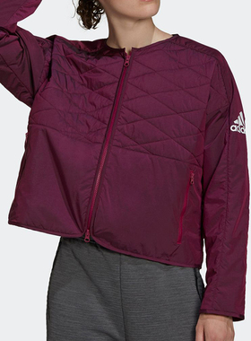 Adidas/阿迪达斯正品女子休闲运动叠穿加衬夹克外套FS2434