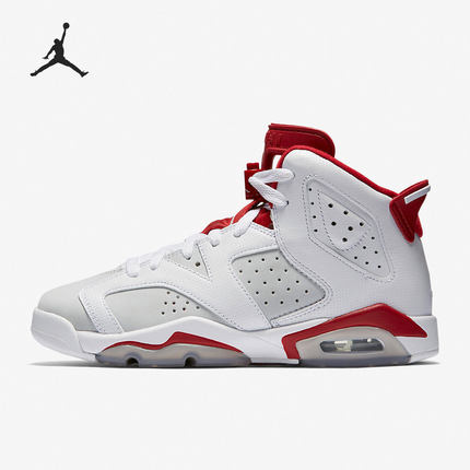 Nike/耐克正品Air Jordan 6 AJ6女子GS大童休闲篮球鞋 384665-113