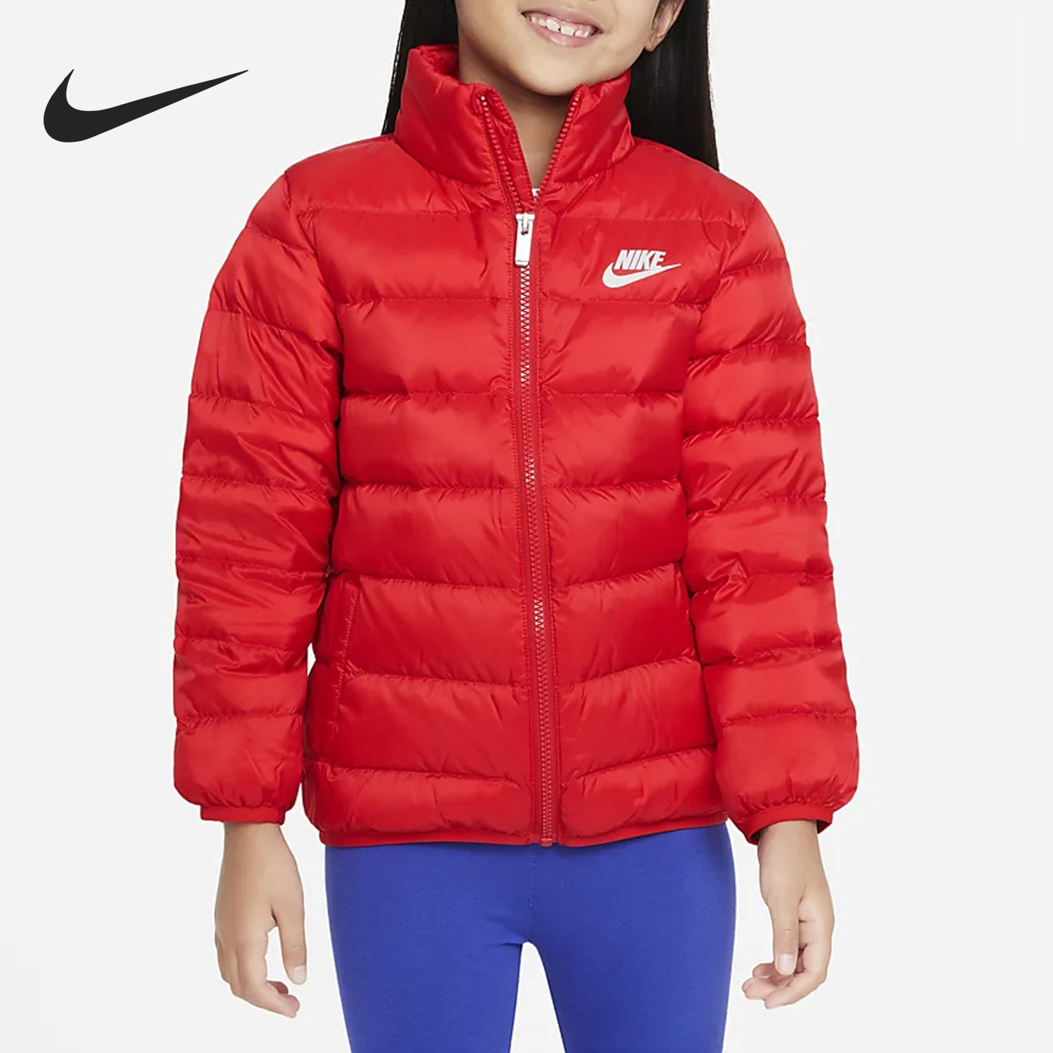 Nike/耐克正品冬季新款小童休闲加厚运动保暖羽绒服 FB0061-657