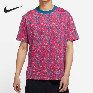 耐克正品 DN7304 棉质SB滑板系列花纹款 运动短袖 662 男26夏季 Nike