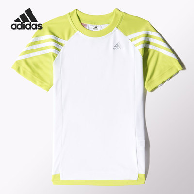 Adidas/阿迪达斯正品夏季新款小童透气舒适短袖T恤 S22178