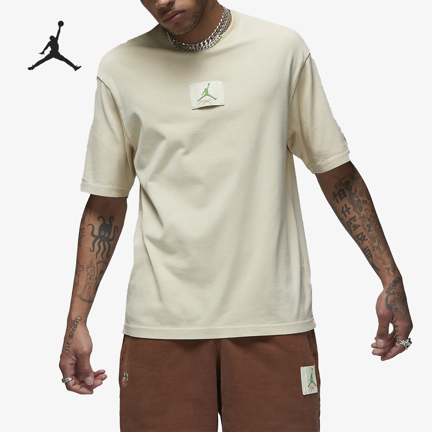 Nike/耐克正品Jordan x Titan男子圆领印花时尚T恤DV7030-234