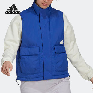 三叶草运动休闲舒适女宽松棉马甲背心 HM2903 阿迪达斯正品 Adidas