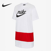 T恤针织连衣裙CJ3716 休闲女子26夏运动圆领短袖 100 耐克正品 Nike