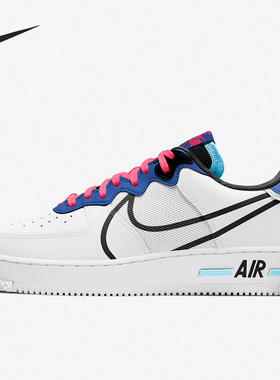 Nike/耐克正品新款Air Force 1 React男女空一号板鞋CT1020-102