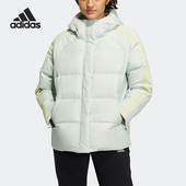 PUFF Adidas 3ST JACKET女子连帽舒适羽绒服HN2084 阿迪达斯正品