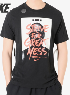 Nike/耐克正品LBJMNKDRYTEELION男子篮球休闲运动短袖T恤BQ3625