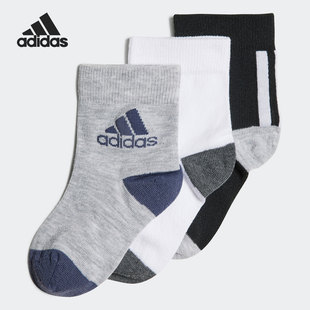 Adidas/阿迪达斯正品KIDS SOCKS 3PP新款儿童运动袜三双装 H44318