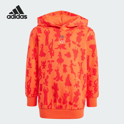 阿迪达斯正品小童宽松卫衣