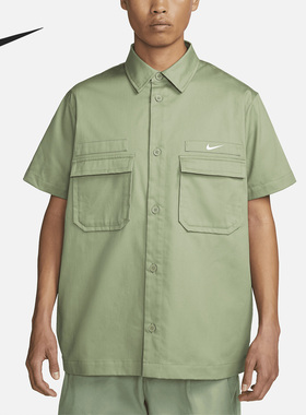 Nike/耐克正品夏季短袖男子翻领运动服T恤宽松衬衫DX3341-386