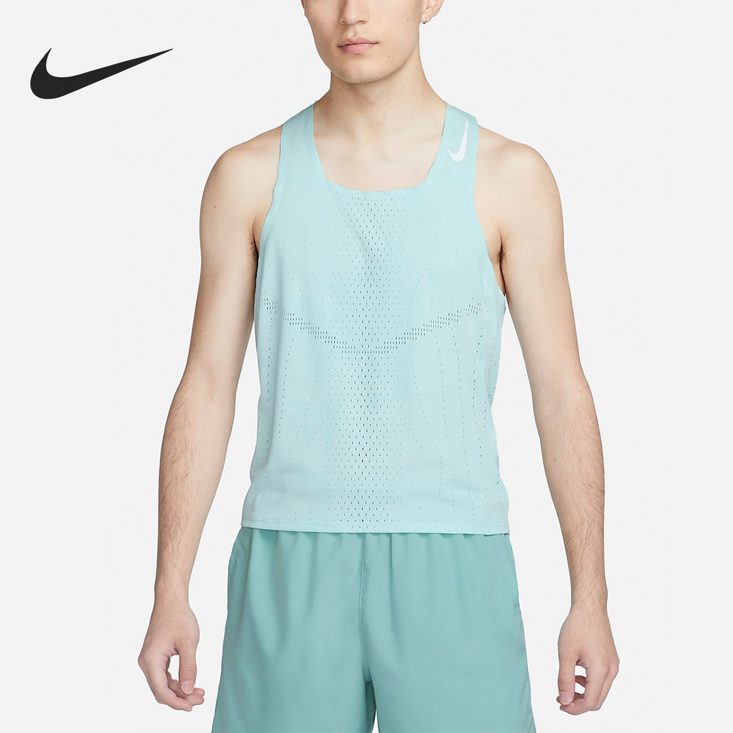 Nike/耐克正品新款男子跑步运动透气舒适无袖背心DM4625-346