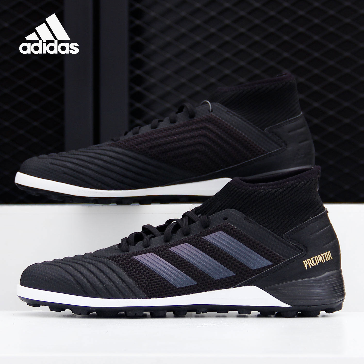 Adidas/阿迪达斯正品26夏猎鹰19.3碎丁男子胶质中端足球鞋 F35627