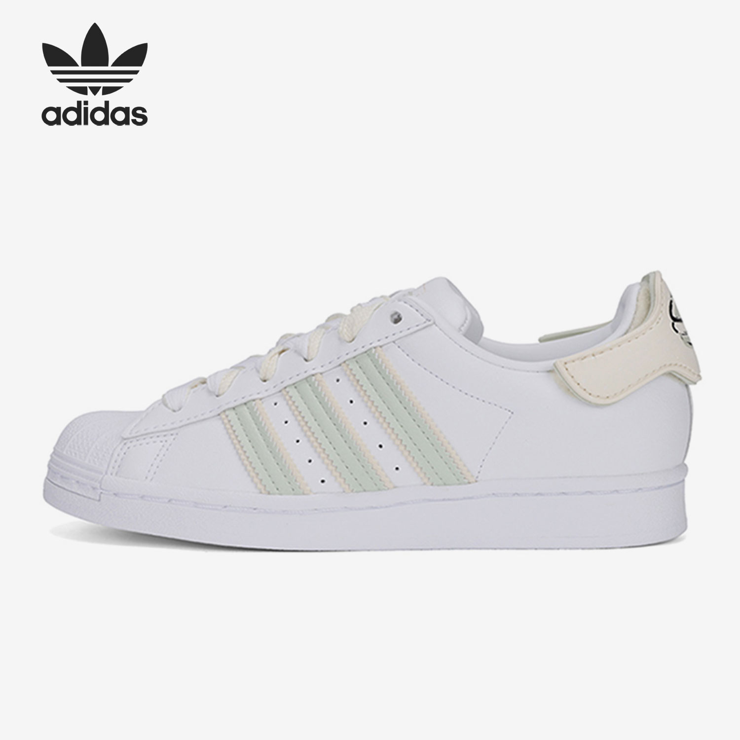 Adidas/阿迪达斯正品三叶草女子运动休闲轻便舒适低帮板鞋 H03728