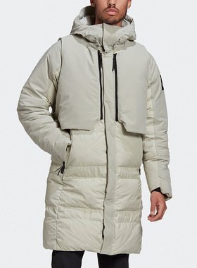 Adidas/阿迪达斯正品保暖男子冬马甲双面两件套保暖羽绒服 FT2430