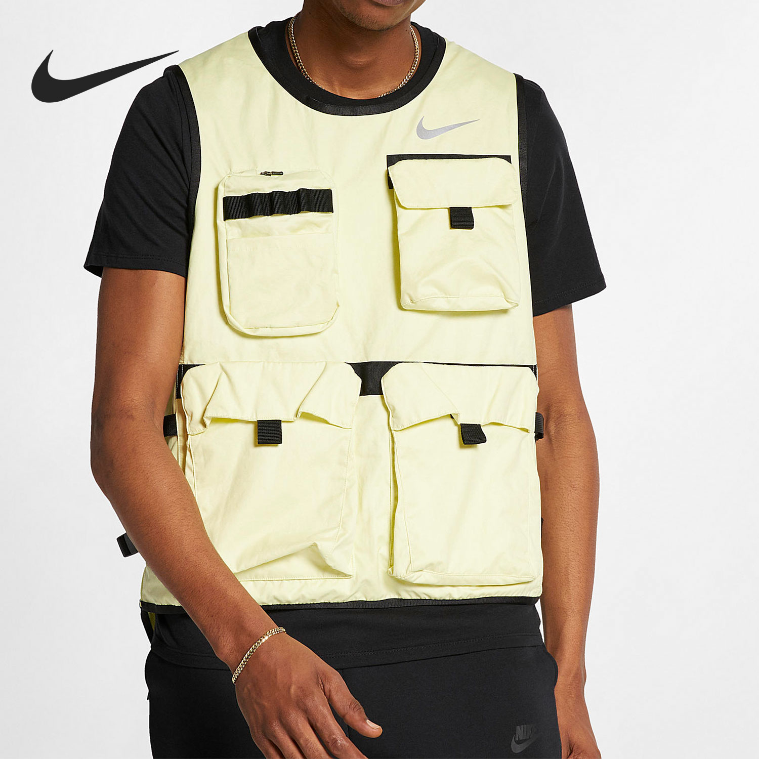 Nike/耐克正品 Run Ready 男子机能风多口袋单马甲外套CJ1461-335