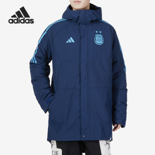 新款 Adidas 冬季 男子足球运动保暖休闲棉服 阿迪达斯正品 HF3912