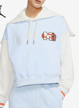 Nike/耐克正品JORDAN 女子舒适运动时尚连帽休闲卫衣  DJ9763-447