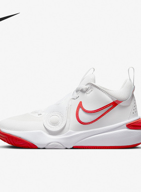 Nike/耐克正品 TEAM HUSTLE D11GS 女子大童篮球鞋DV8996-102