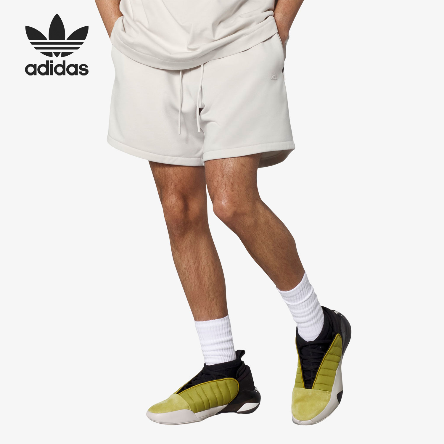 Adidas/阿迪达斯正品三叶草男女同款运动休闲透气短裤IN4248