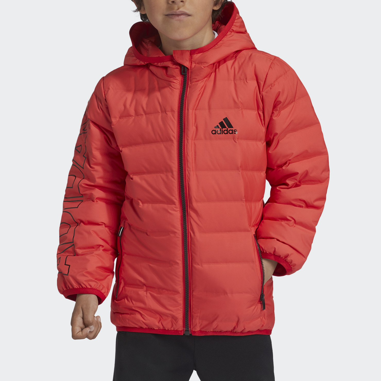 Adidas/阿迪达斯正品秋冬季新款童训练运动加绒羽绒服GG3630