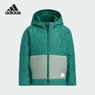 新款 冬季 小童运动保暖连帽羽绒服IQ1343 阿迪达斯正品 Adidas