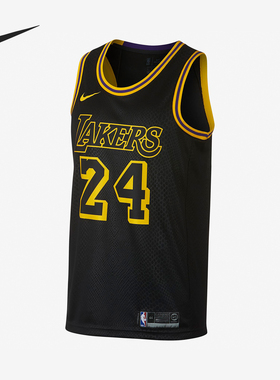 Nike/耐克正品洛杉矶湖人队男士新款舒适运动无袖球衣AJ6432-011