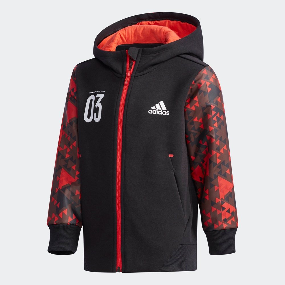 Adidas/阿迪达斯正品 小童训练时尚潮流连帽茄克运动外套 CV5384,童装/婴儿装/亲子装,普通外套,淘宝优惠券,粉丝福利购,淘宝优惠卷