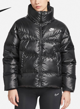 Nike/耐克正品冬女子保暖短款面包运动休闲羽绒服 DV0555-010