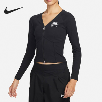 Nike/耐克正品Sportswear 女子长袖拉链开襟上衣FD2377-010