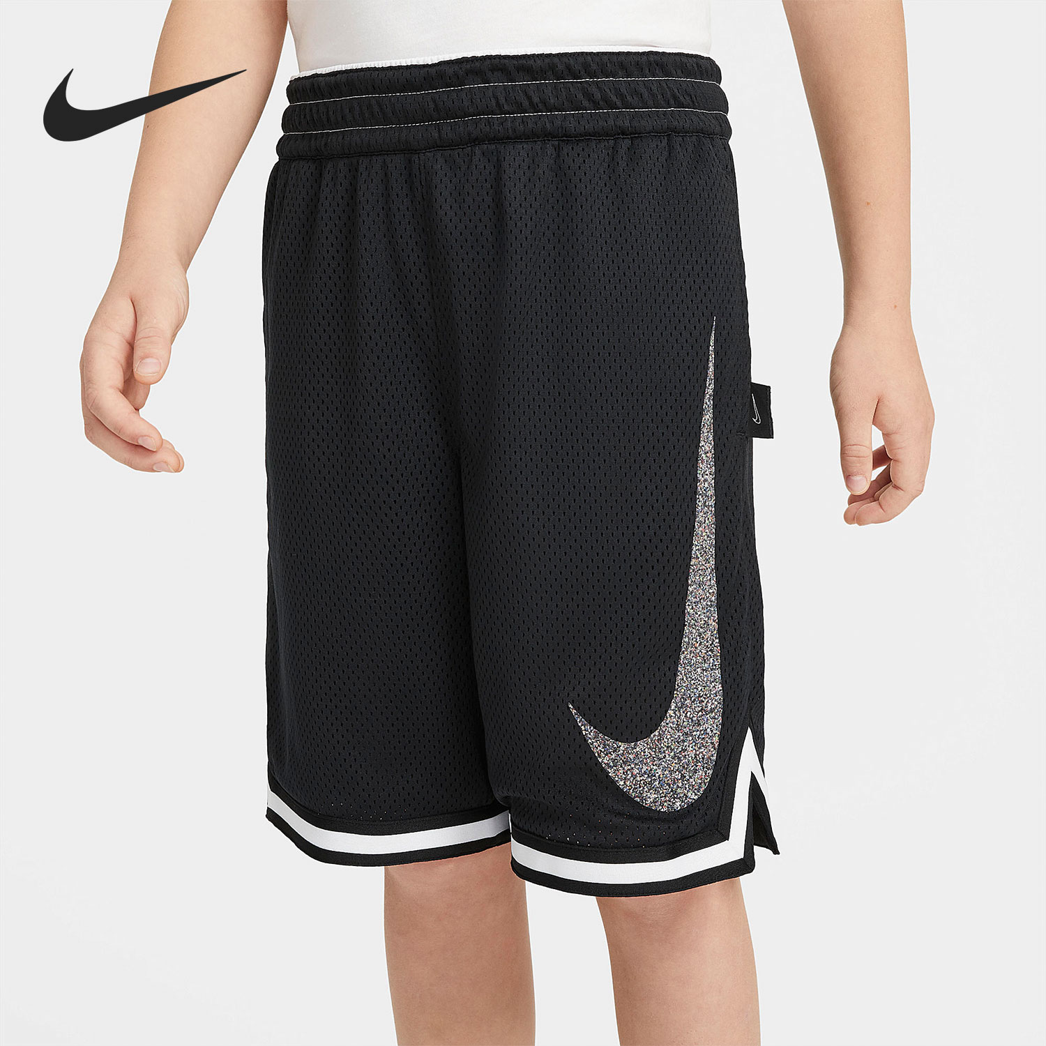 Nike/耐克正品夏季新款大童男女同款运动训练短裤DD8982-010