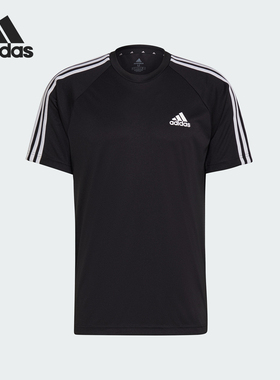 Adidas/阿迪达斯正品M SERENO 3S T 男士圆领经典短袖H28925