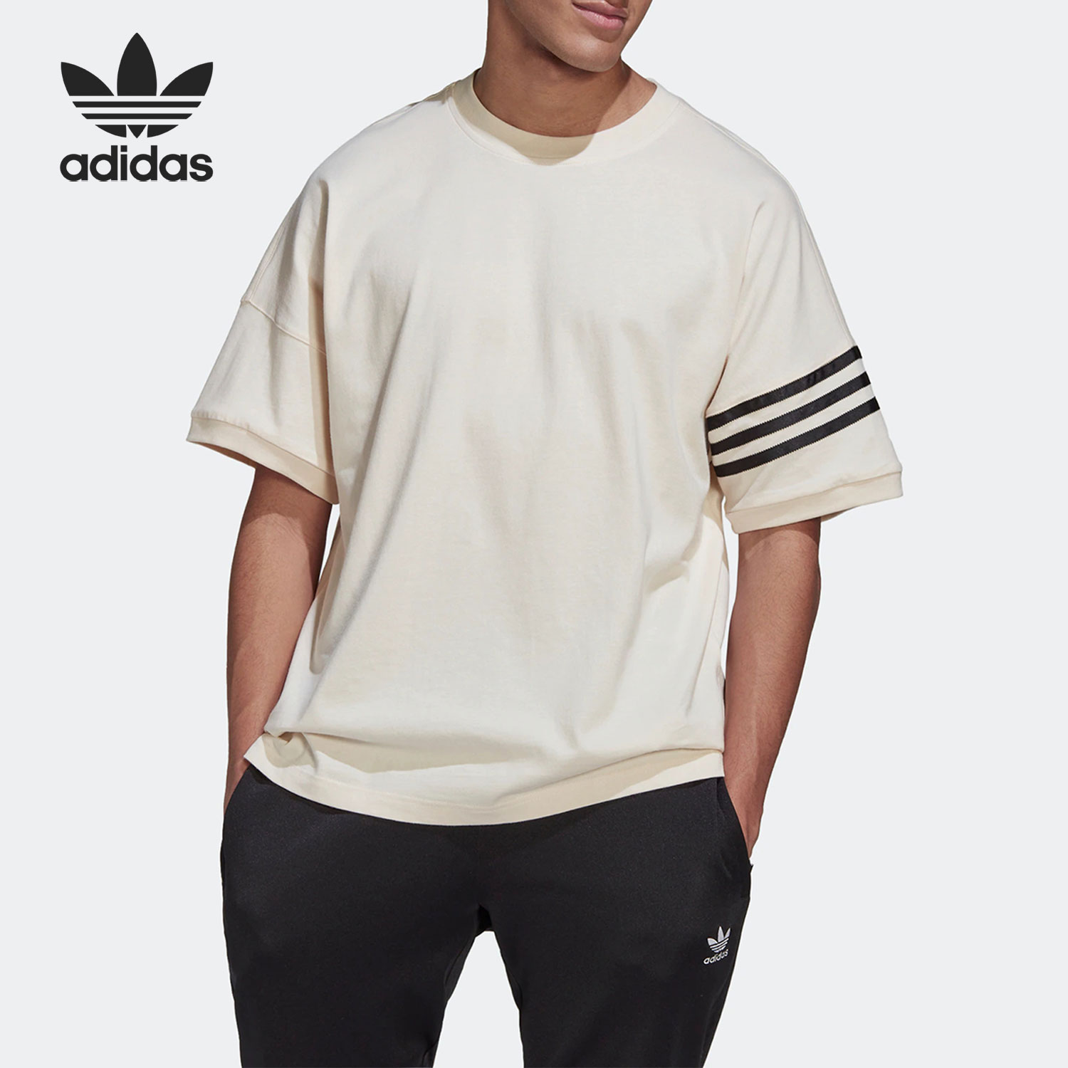 Adidas/阿迪达斯男子运动短袖